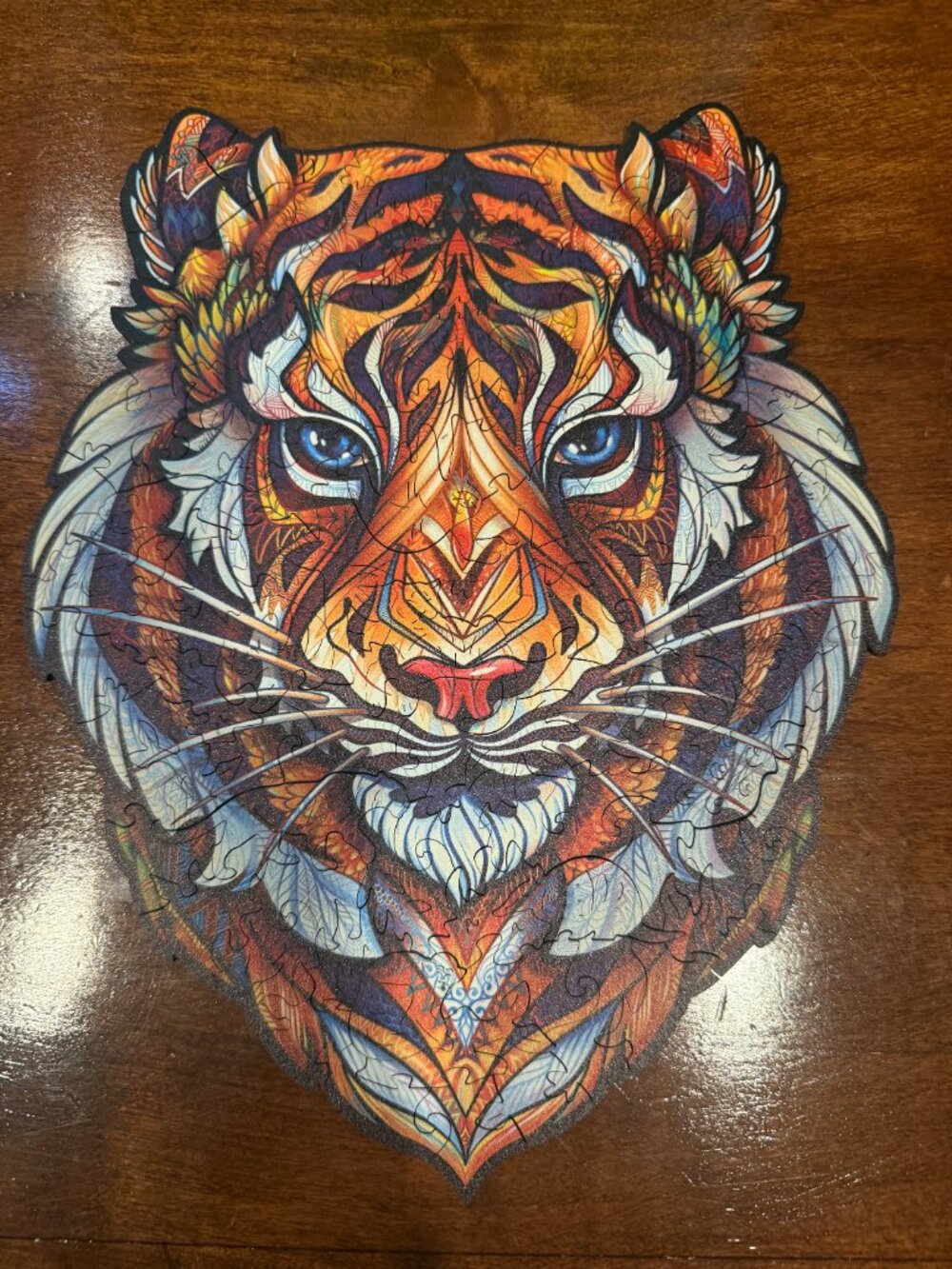 Wodden Tiger Puzzle
